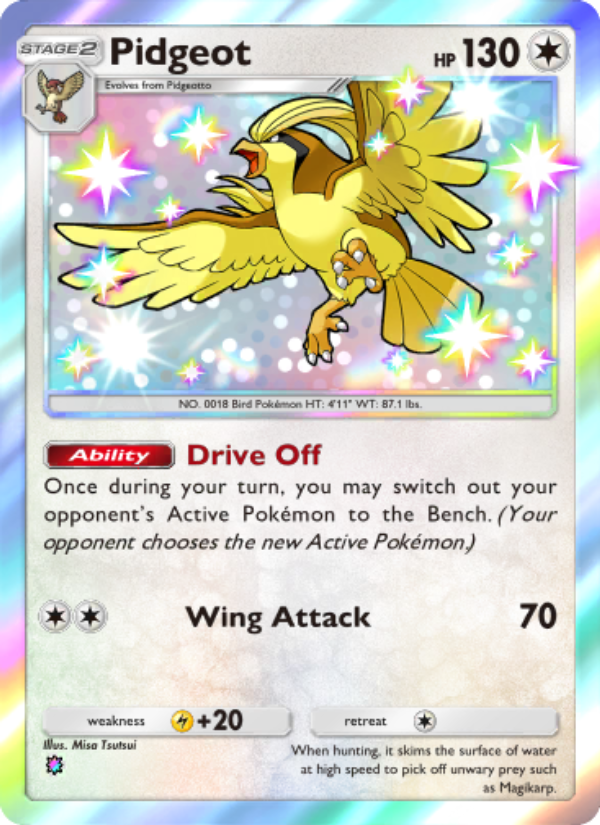 Pidgeot 097/103 — Extradimensional Crisis (English Pokémon TCG card)