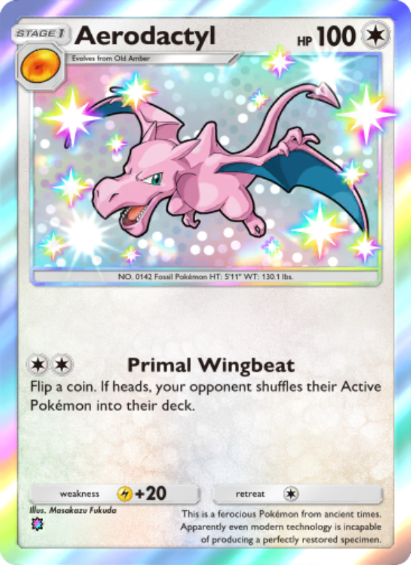 Aerodactyl 098/103 — Extradimensional Crisis (English Pokémon TCG card)