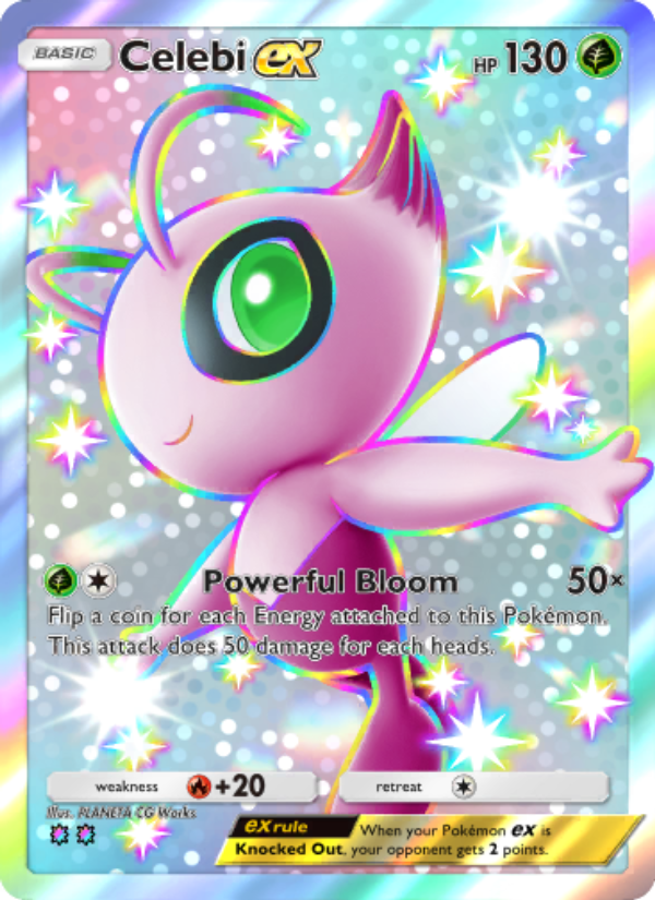 Celebi ex 099/103 — Extradimensional Crisis (English Pokémon TCG card)