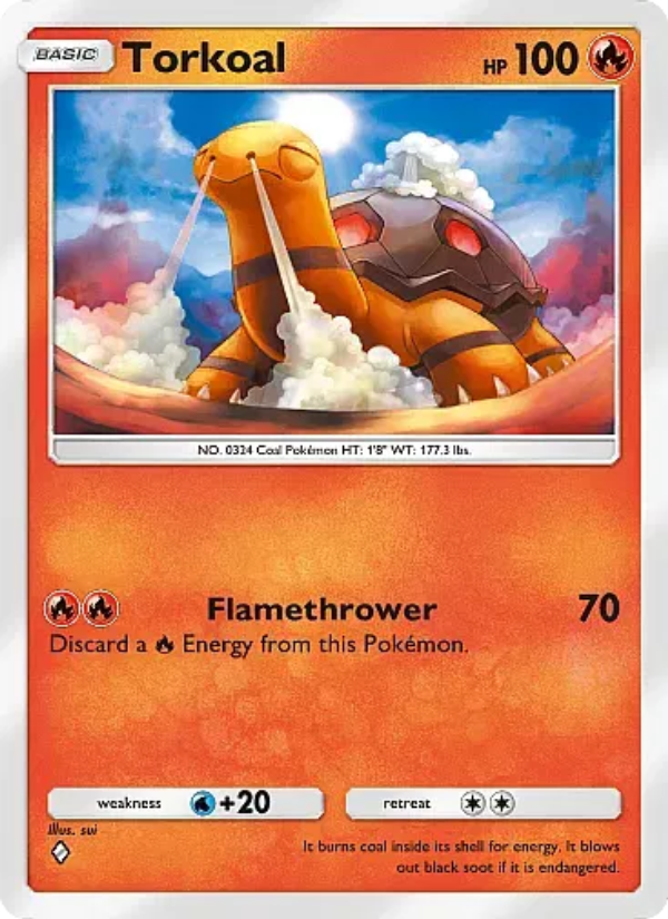 Torkoal 010/107 — Eevee Grove (English Pokémon TCG card)