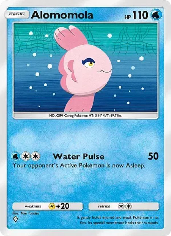 Alomomola 021/107 — Eevee Grove (English Pokémon TCG card)