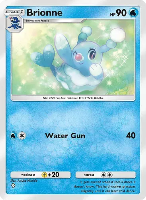 Brionne 023/107 — Eevee Grove (English Pokémon TCG card)