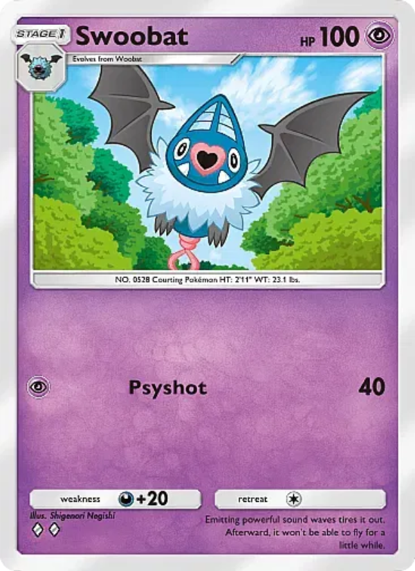 Swoobat 030/107 — Eevee Grove (English Pokémon TCG card)