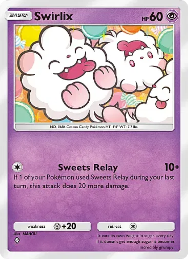 Swirlix 031/107 — Eevee Grove (English Pokémon TCG card)