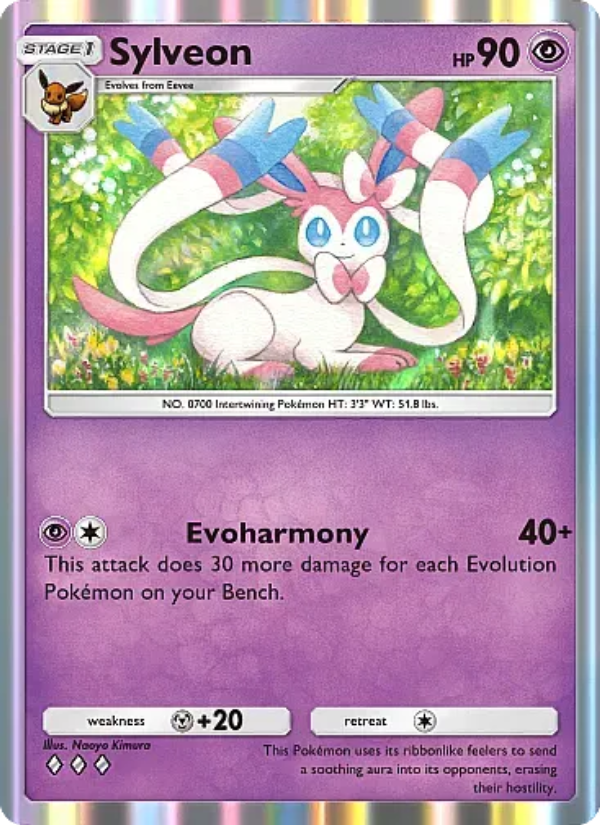 Sylveon 033/107 — Eevee Grove (English Pokémon TCG card)