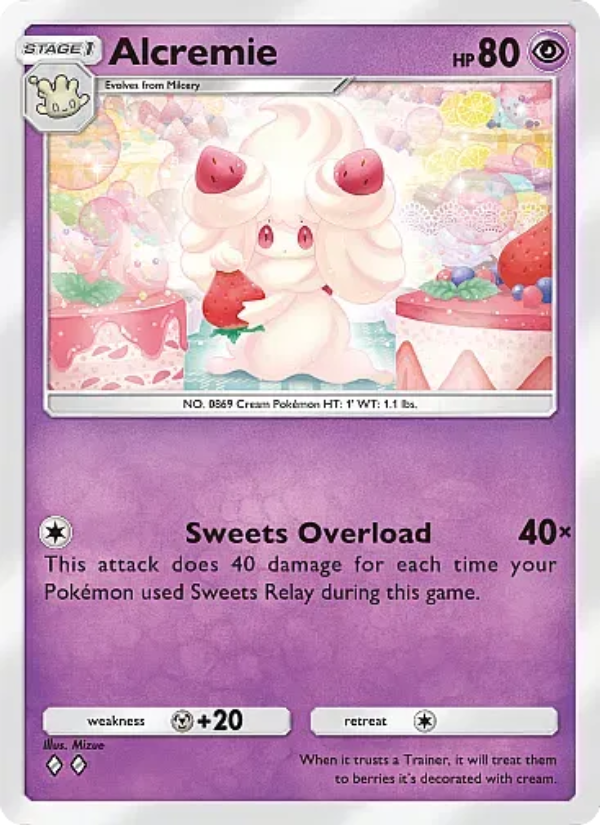 Alcremie 037/107 — Eevee Grove (English Pokémon TCG card)