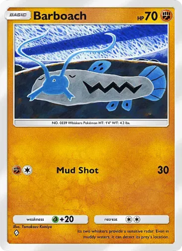 Barboach 038/107 — Eevee Grove (English Pokémon TCG card)