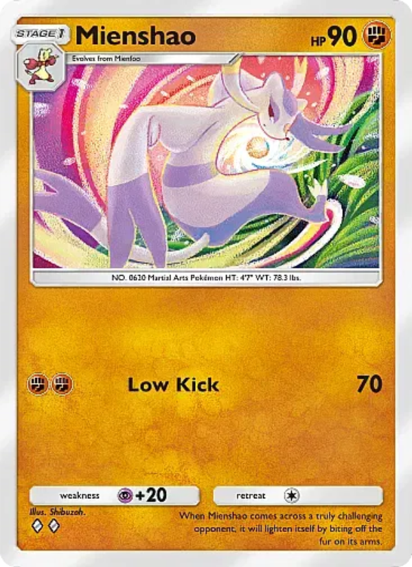 Mienshao 041/107 — Eevee Grove (English Pokémon TCG card)