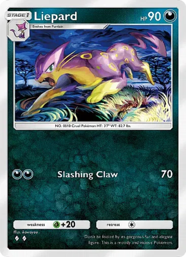 Liepard 046/107 — Eevee Grove (English Pokémon TCG card)