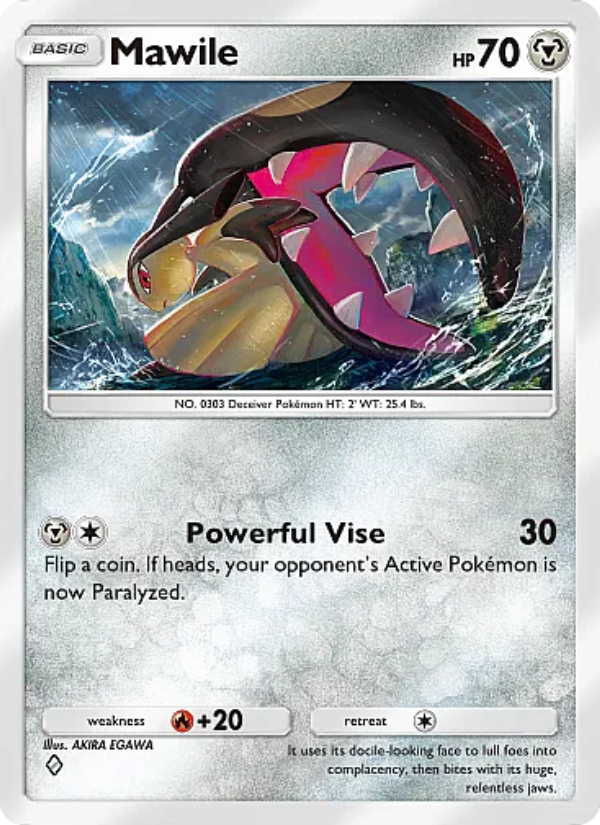 Mawile 047/107 — Eevee Grove (English Pokémon TCG card)