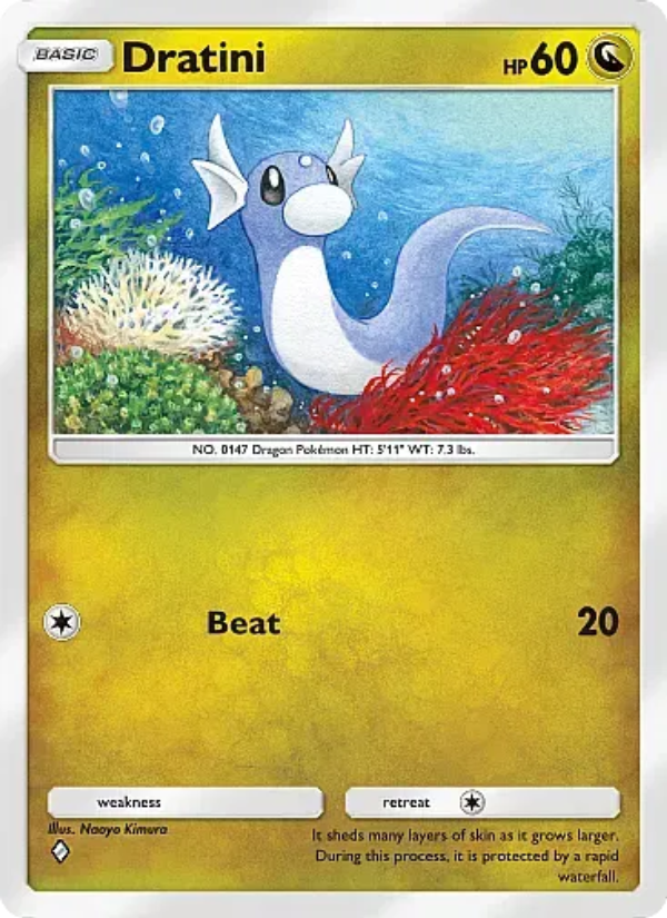 Dratini 051/107 — Eevee Grove (English Pokémon TCG card)