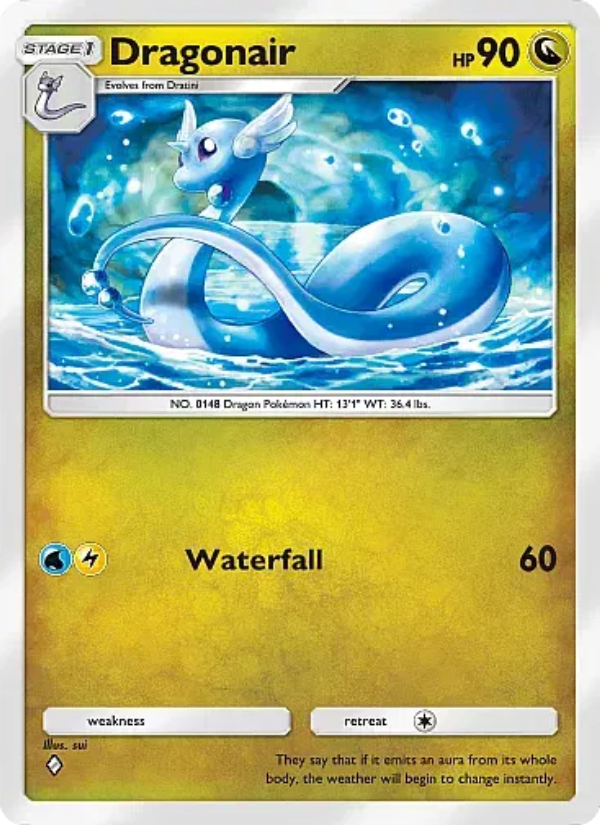 Dragonair 052/107 — Eevee Grove (English Pokémon TCG card)