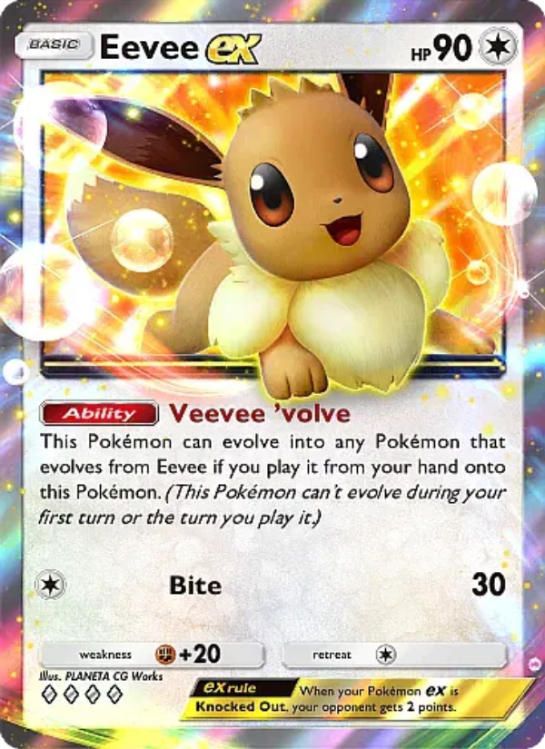 Eevee ex 056/107 — Eevee Grove (English Pokémon TCG card)