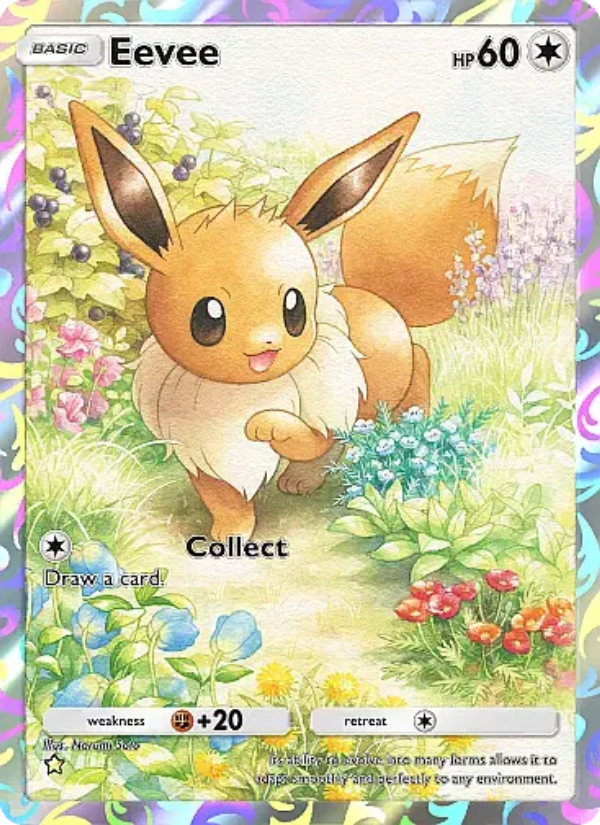 Eevee 078/107 — Eevee Grove (English Pokémon TCG card)