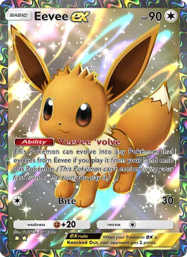 Eevee ex 083/107 — Eevee Grove (English Pokémon TCG card)
