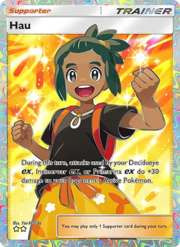 Hau 085/107 — Eevee Grove (English Pokémon TCG card)