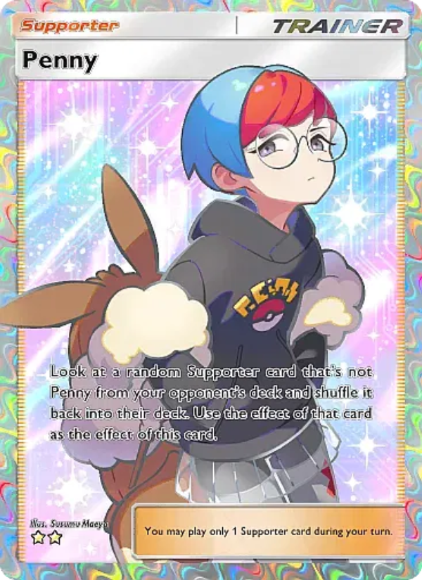 Penny 086/107 — Eevee Grove (English Pokémon TCG card)