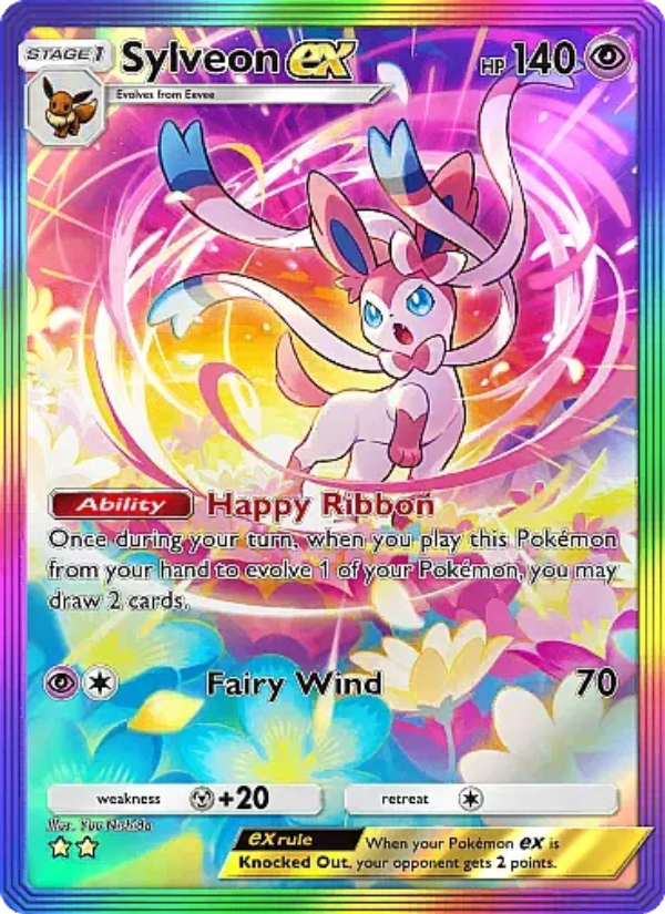 Sylveon ex 089/107 — Eevee Grove (English Pokémon TCG card)