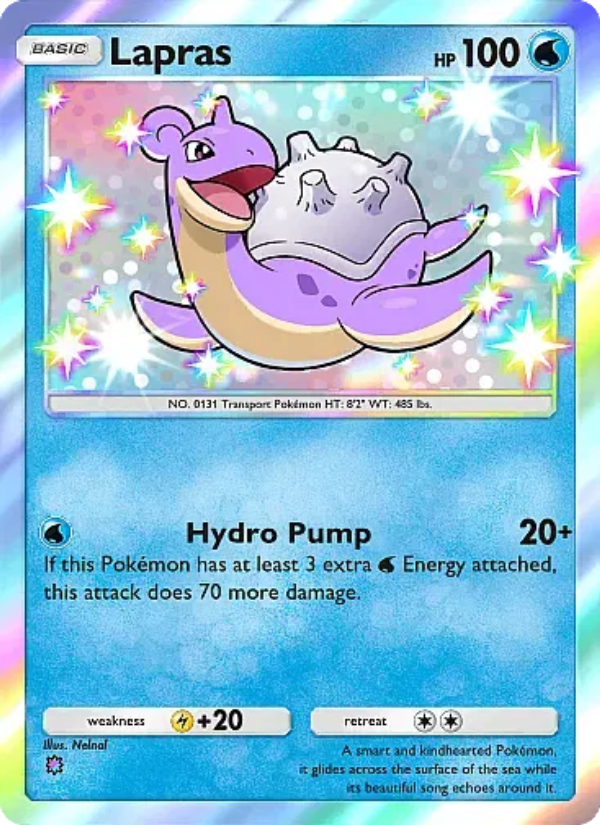 Lapras 094/107 — Eevee Grove (English Pokémon TCG card)