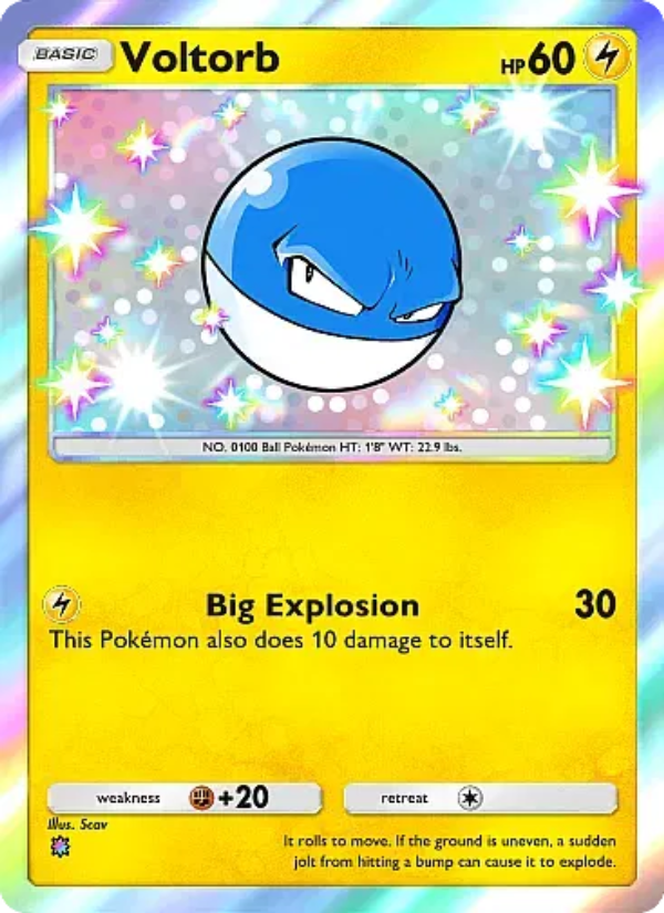 Voltorb 095/107 — Eevee Grove (English Pokémon TCG card)
