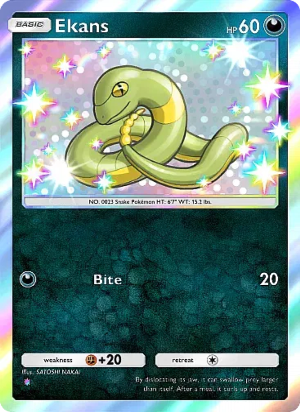 Ekans 100/107 — Eevee Grove (English Pokémon TCG card)