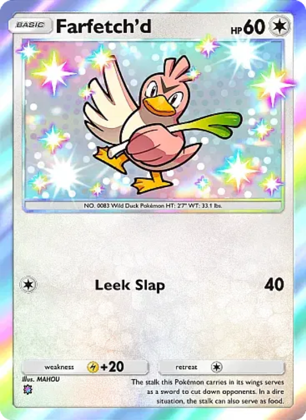 Farfetch'd 102/107 — Eevee Grove (English Pokémon TCG card)