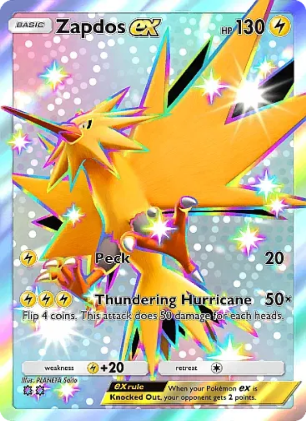 Zapdos ex 105/107 — Eevee Grove (English Pokémon TCG card)