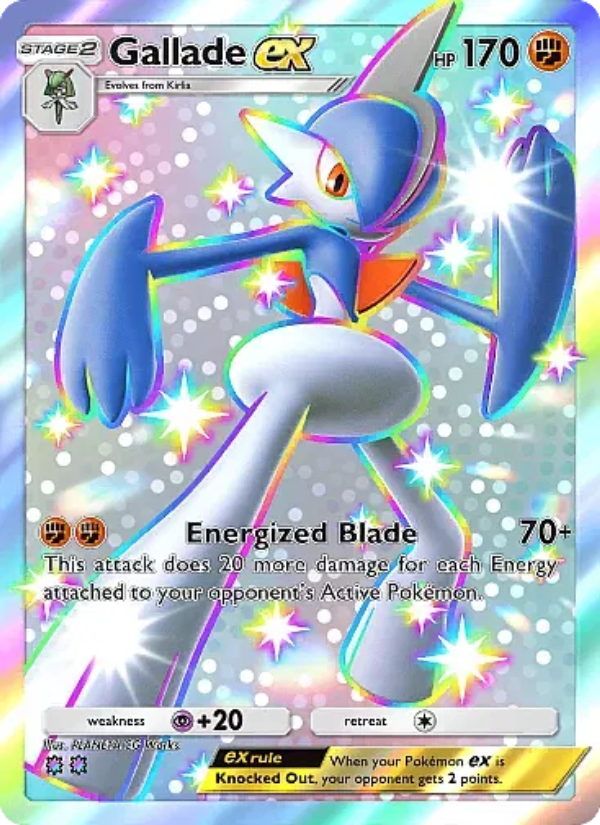 Gallade ex 106/107 — Eevee Grove (English Pokémon TCG card)