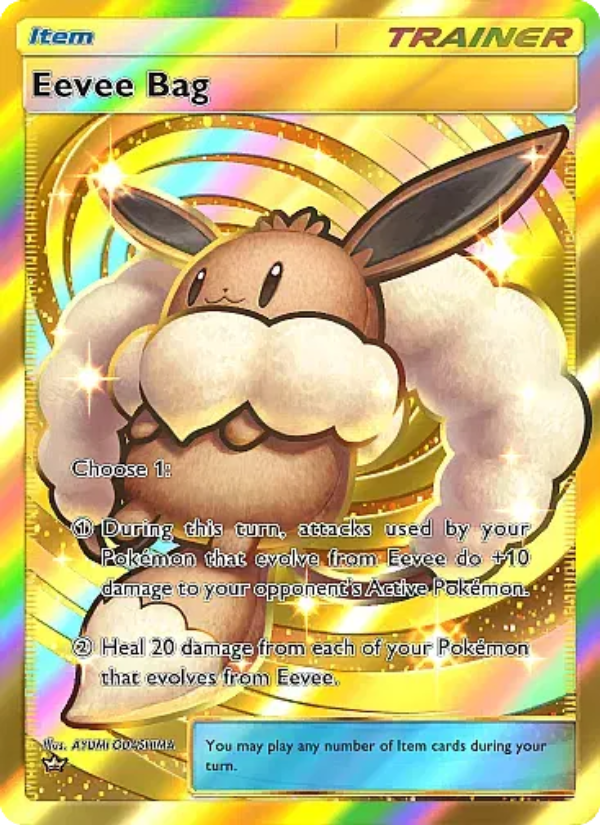 Eevee Bag 107/107 — Eevee Grove (English Pokémon TCG card)