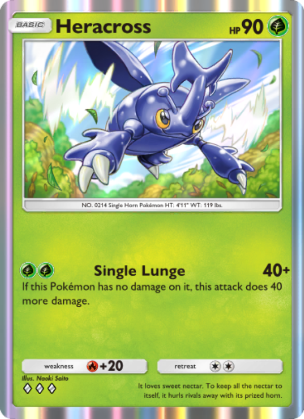 Heracross 022/241 — Wisdom of Sea and Sky (English Pokémon TCG card)