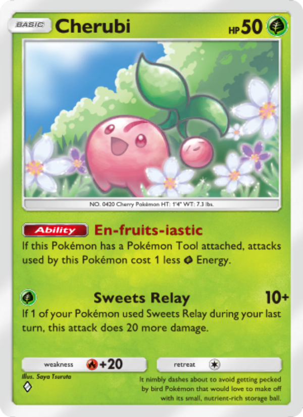 Cherubi 023/241 — Wisdom of Sea and Sky (English Pokémon TCG card)