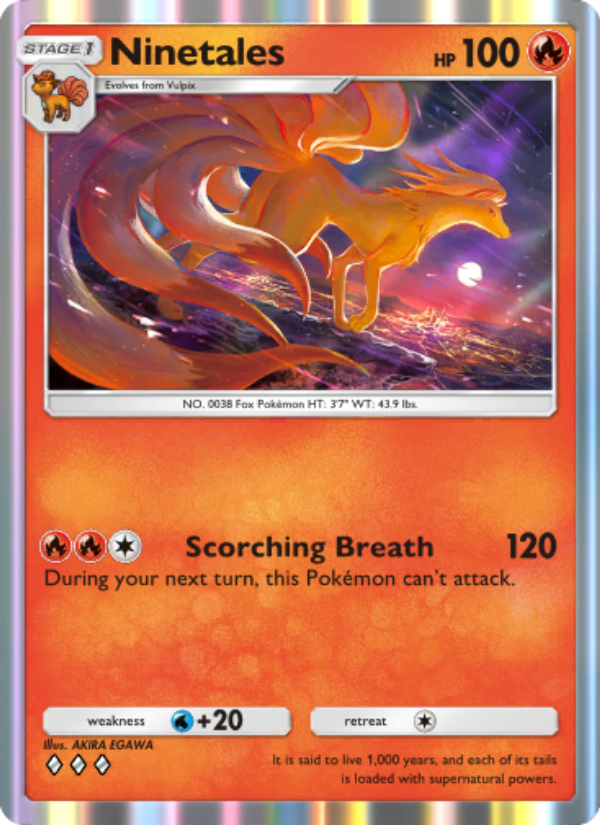 Ninetales 026/241 — Wisdom of Sea and Sky (English Pokémon TCG card)