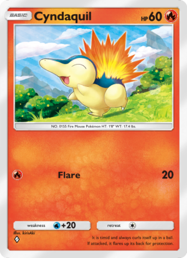 Cyndaquil 027/241 — Wisdom of Sea and Sky (English Pokémon TCG card)