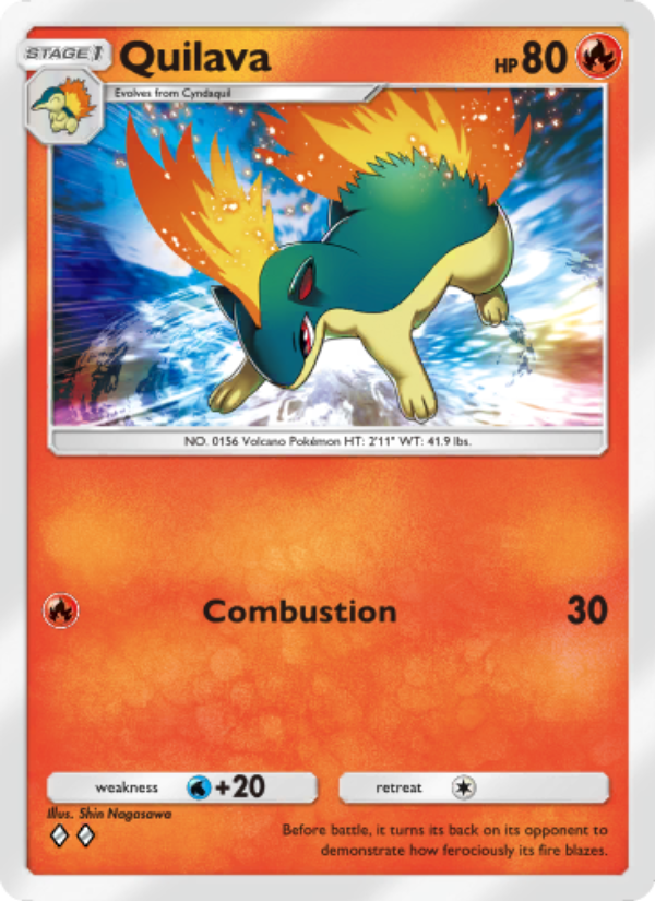 Quilava 028/241 — Wisdom of Sea and Sky (English Pokémon TCG card)
