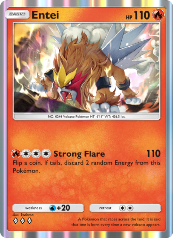 Entei 033/241 — Wisdom of Sea and Sky (English Pokémon TCG card)