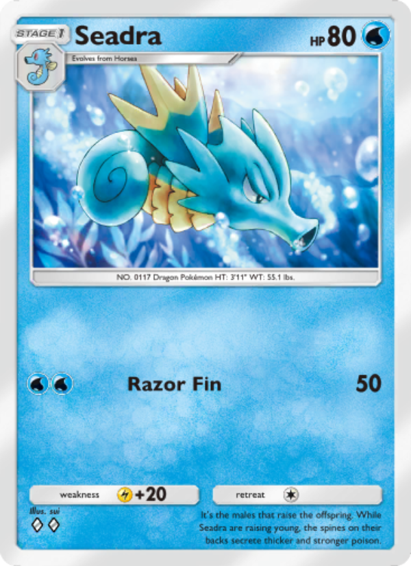 Seadra 042/241 — Wisdom of Sea and Sky (English Pokémon TCG card)