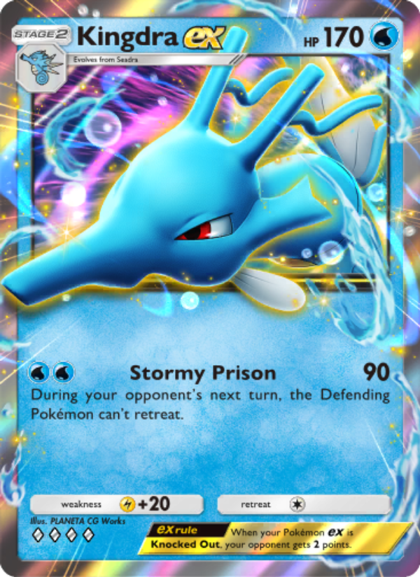 Kingdra ex 043/241 — Wisdom of Sea and Sky (English Pokémon TCG card)