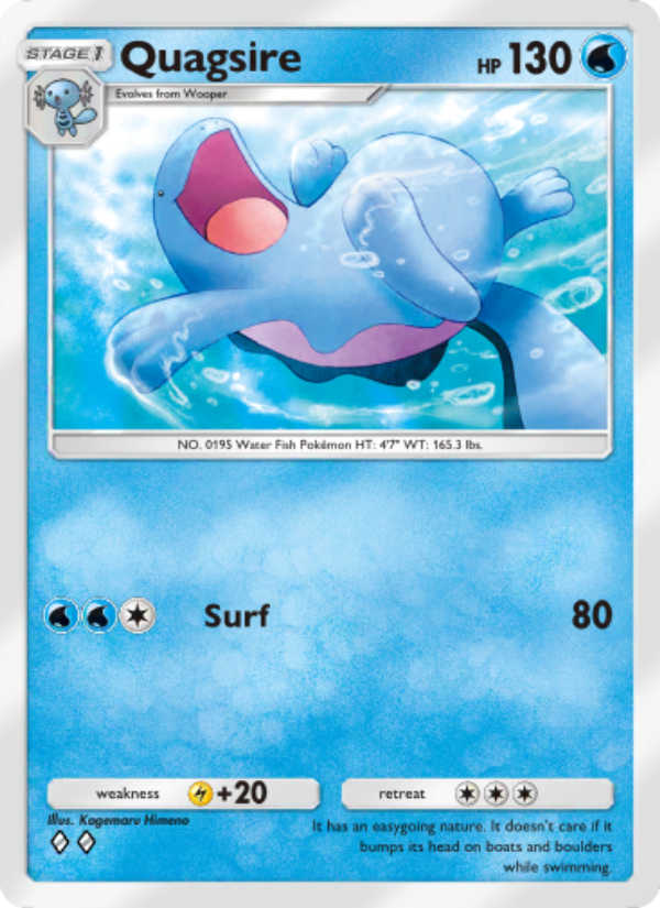 Quagsire 052/241 — Wisdom of Sea and Sky (English Pokémon TCG card)