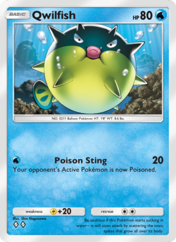 Qwilfish 053/241 — Wisdom of Sea and Sky (English Pokémon TCG card)