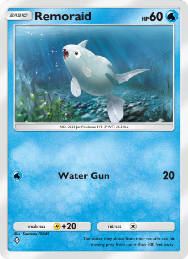 Remoraid 055/241 — Wisdom of Sea and Sky (English Pokémon TCG card)