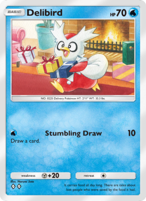 Delibird 057/241 — Wisdom of Sea and Sky (English Pokémon TCG card)