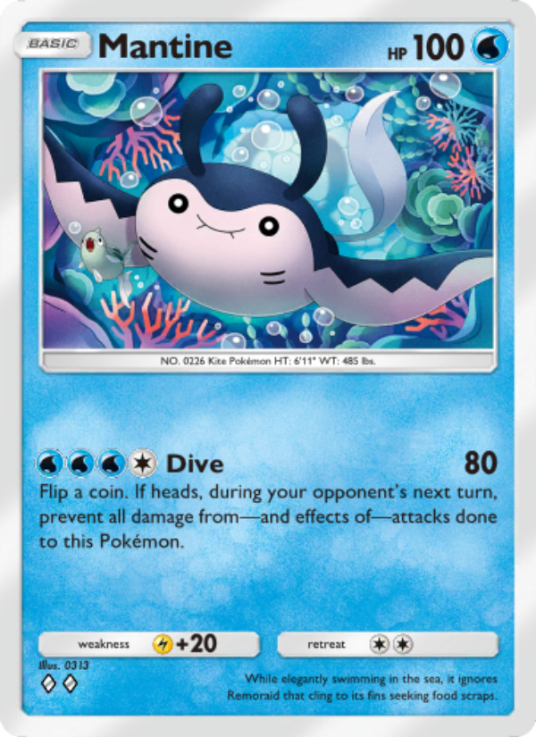 Mantine 058/241 — Wisdom of Sea and Sky (English Pokémon TCG card)