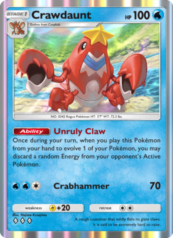 Crawdaunt 061/241 — Wisdom of Sea and Sky (English Pokémon TCG card)