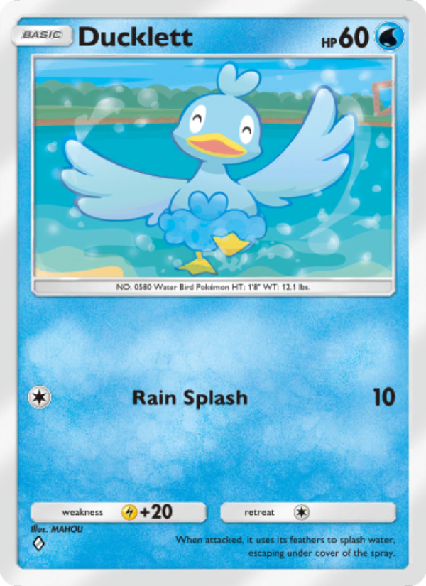 Ducklett 062/241 — Wisdom of Sea and Sky (English Pokémon TCG card)
