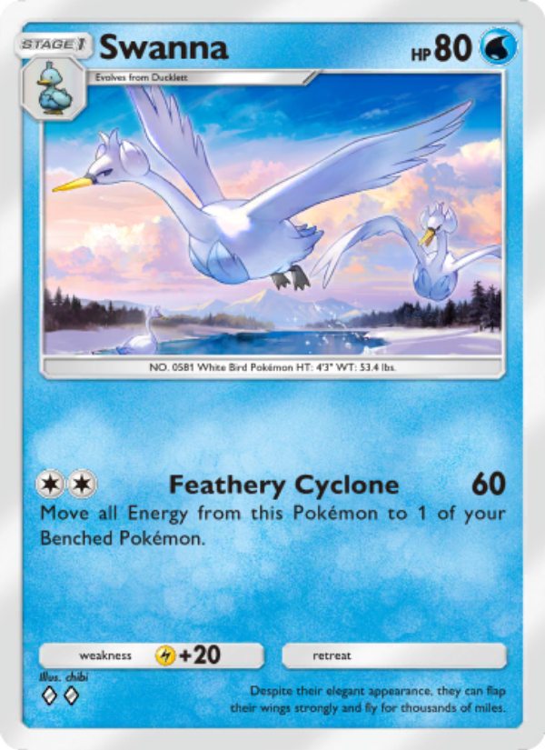 Swanna 063/241 — Wisdom of Sea and Sky (English Pokémon TCG card)