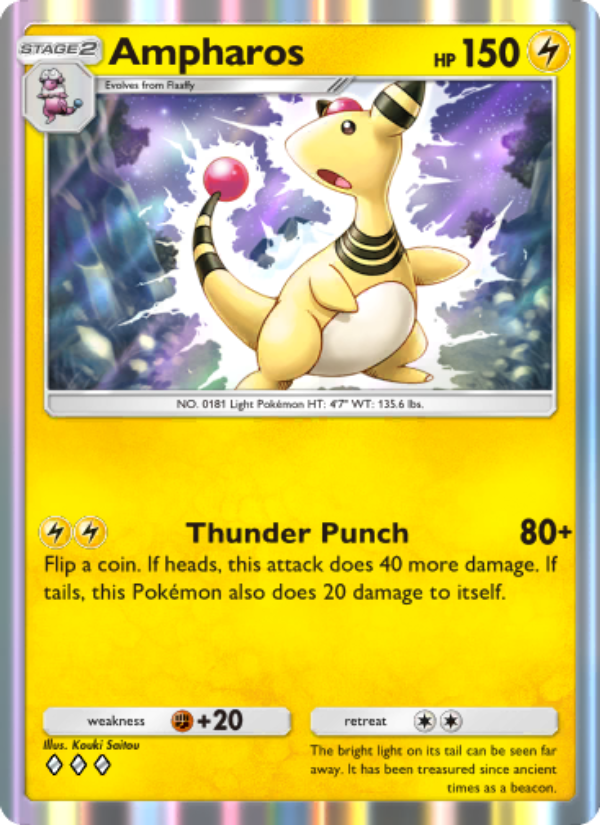 Ampharos 069/241 — Wisdom of Sea and Sky (English Pokémon TCG card)