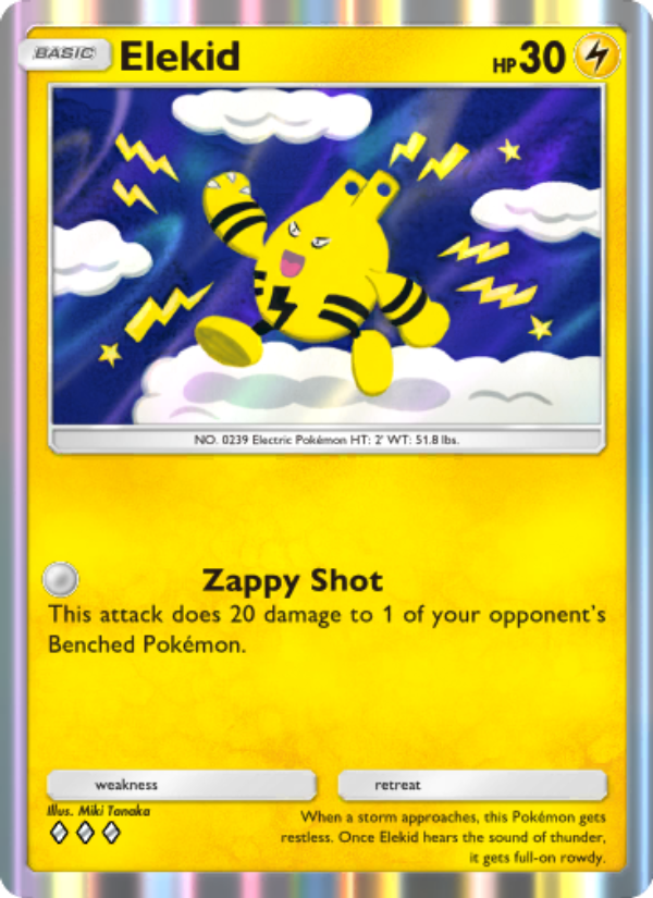 Elekid 070/241 — Wisdom of Sea and Sky (English Pokémon TCG card)