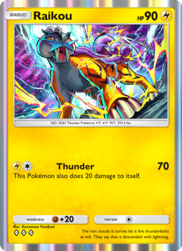 Raikou 071/241 — Wisdom of Sea and Sky (English Pokémon TCG card)