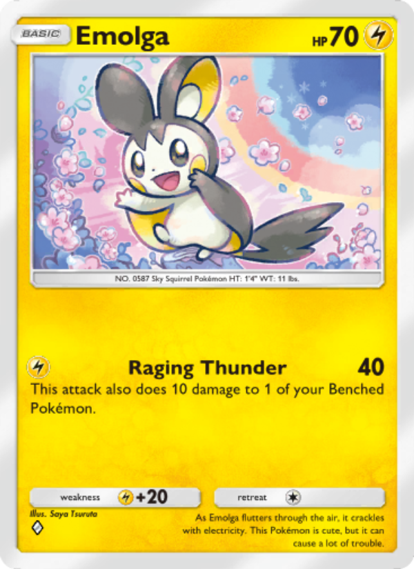 Emolga 072/241 — Wisdom of Sea and Sky (English Pokémon TCG card)