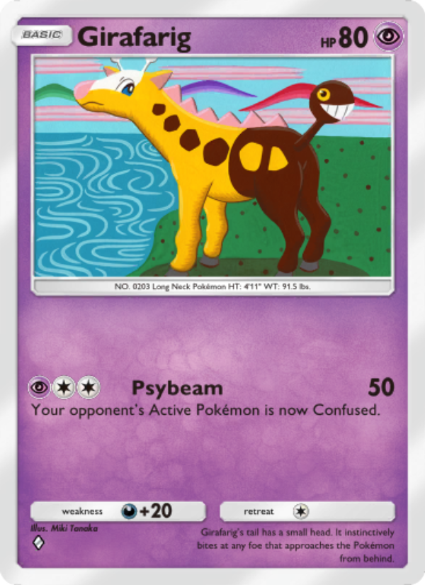 Girafarig 087/241 — Wisdom of Sea and Sky (English Pokémon TCG card)